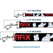 Dog Leash - BAYMAX Poses Black/White/Red