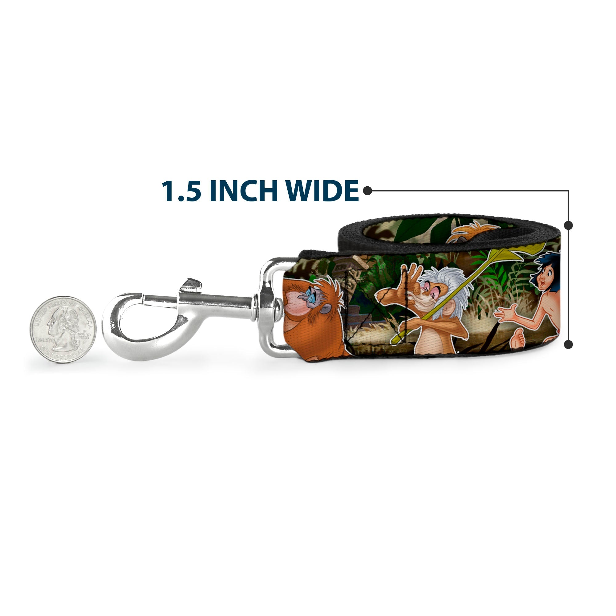 Dog Leash - Winnie the Pooh Expressions/Honeycomb Black/Browns