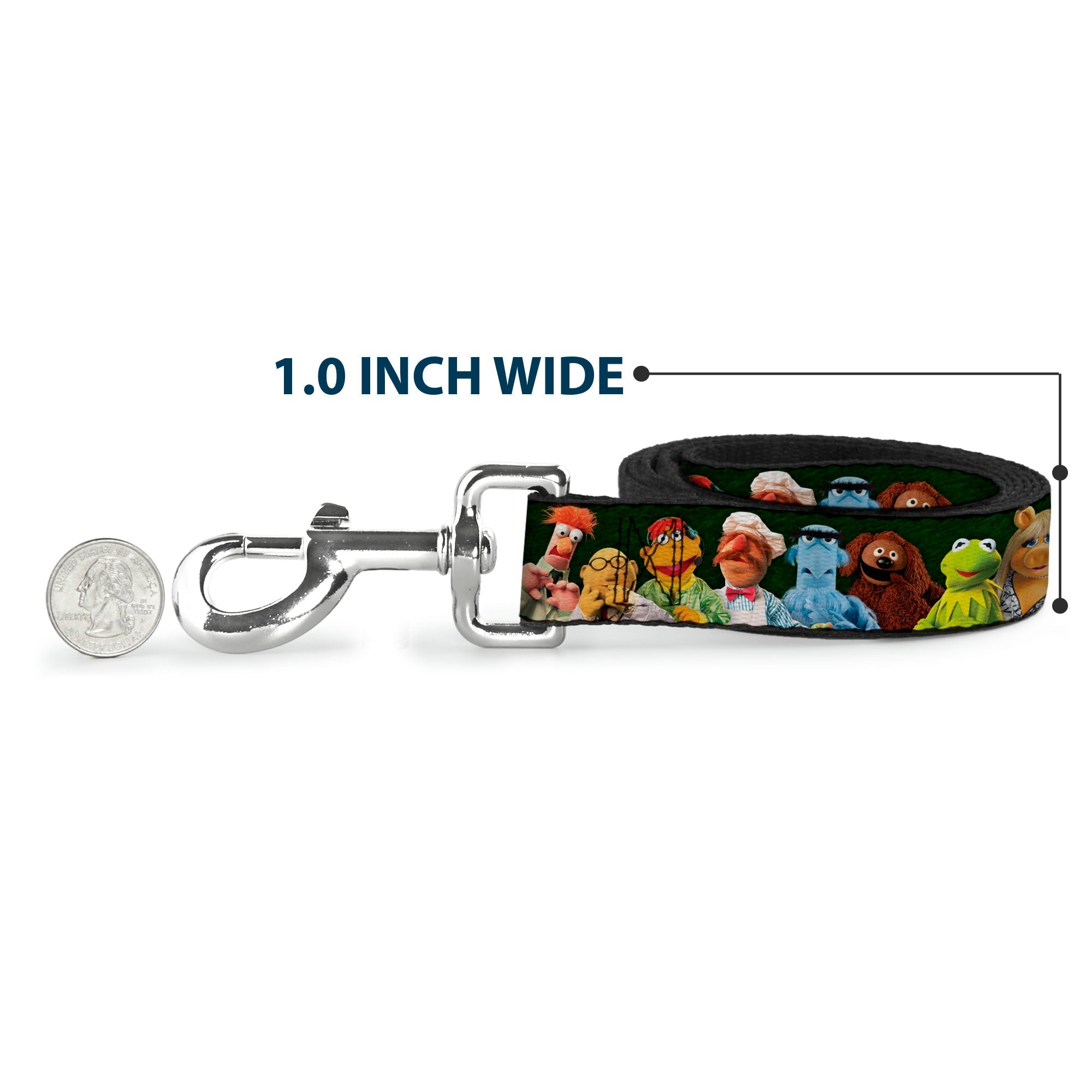 Dog Leash - Muppets 20-Character Group Pose Greens
