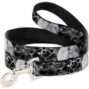 Dog Leash - Jack & Oogie Boogie Scenes Grays