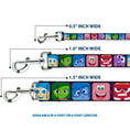 Load image into Gallery viewer, Dog Leash - Inside Out 6-Character Esxpression Blocks Purple/Multi Color

