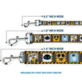 Load image into Gallery viewer, Dog Leash - WALL-E & EVE Pose/Face Hazard Blocks Gray/Yellow/Black
