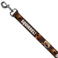 Load image into Gallery viewer, Dog Leash - Dug 3-Poses/SQUIRREL! Brown/Yellow/White
