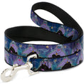 Load image into Gallery viewer, Dog Leash - Ursula 4-Poses/Shells/Ivy/Bubbles Purples/Blues
