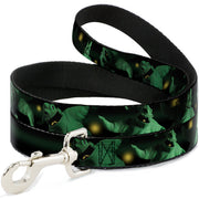 Dog Leash - Oogie Boogie 4-Poses Black/Yellow/Green