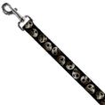Load image into Gallery viewer, Dog Leash - Jack 10-Expressions Staggered Black
