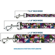 Dog Leash - Alice in Wonderland Kaleidoscope Scenes