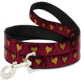 Load image into Gallery viewer, Dog Leash - Alice in Wonderland Queen's Hearts Reds/Black/Gold
