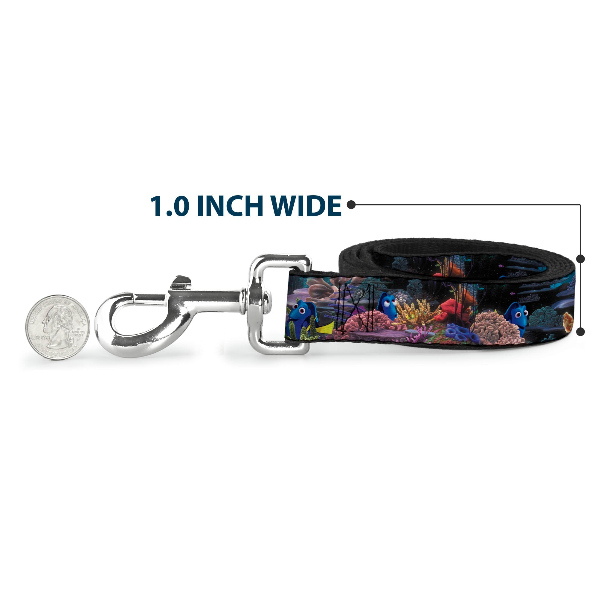 Dog Leash - Dory 4-Hiding Poses Under the Sea