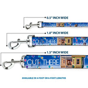 Dog Leash - ADVENTURE IS OUT THERE/Carl on Porch/Flying House/Balloons Blues/White/Multi Color