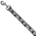 Load image into Gallery viewer, Dog Leash - Nightmare Before Christmas Jack Expression Stacked Black/Grays
