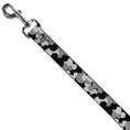 Load image into Gallery viewer, Dog Leash - Mickey Mouse Head Stacked Black/Grays
