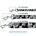 Load image into Gallery viewer, Dog Leash - Mickey Mouse Head Stacked Black/Grays
