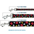 Load image into Gallery viewer, Dog Leash - Mickey Mouse Costume Elements Scattered Black
