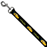 Dog Leash - Cars 3 CRUZ Car Profile Black/Blue/Yellow