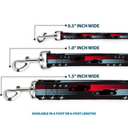 Dog Leash - Cars 3 Cars Stripes/Stars Grays/Blues/Reds
