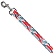 Dog Leash - Cars 3 Cars Crossing White/Blues/Reds
