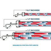 Dog Leash - Cars 3 Cars Crossing White/Blues/Reds