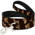 Load image into Gallery viewer, Dog Leash - Tramp 4-Pose Sketch Browns
