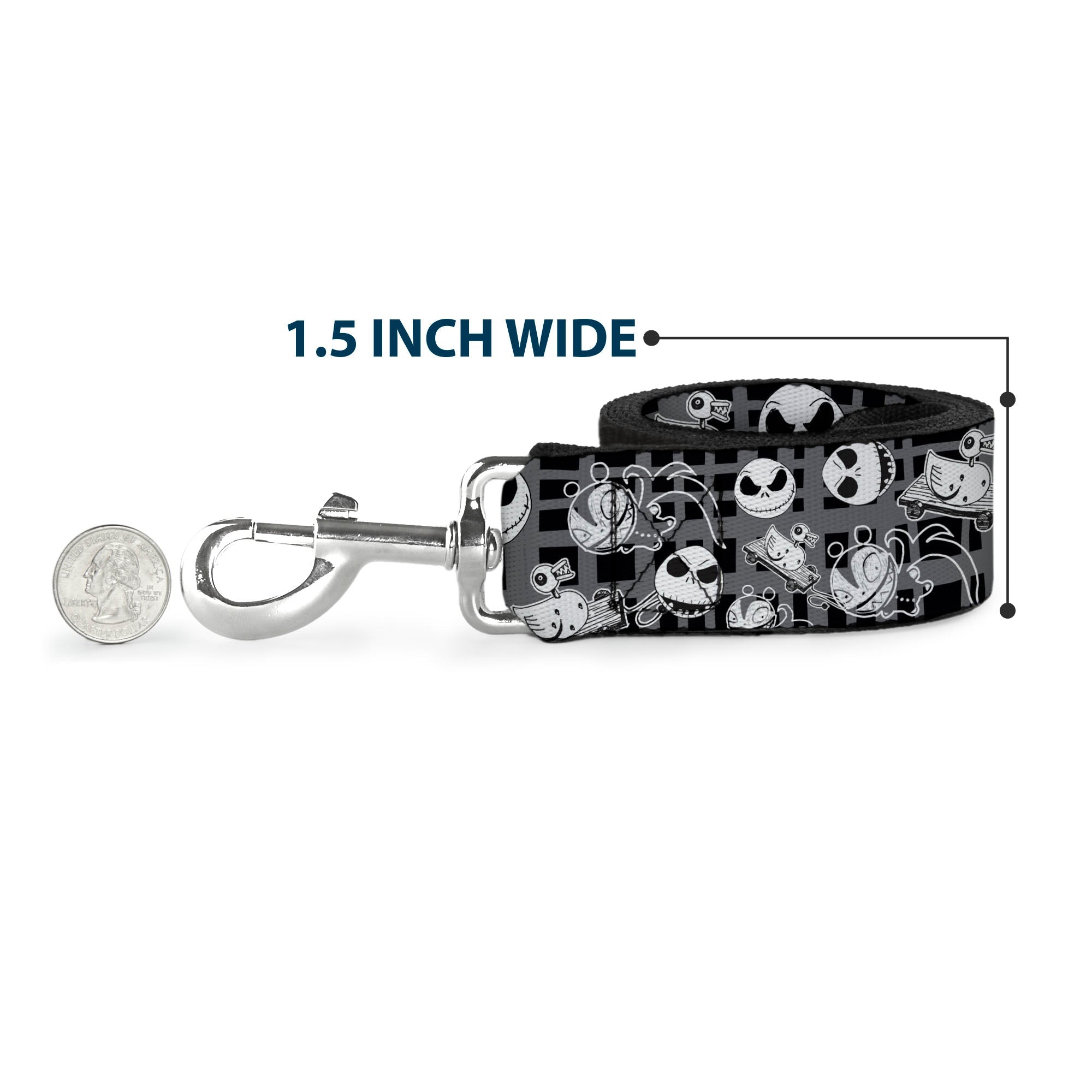 Dog Leash - Lady and Tramp 6-Poses Olive Green