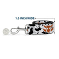 Load image into Gallery viewer, Dog Leash - Pirates Skull & Crossbones/Sharks Turquoise/Black
