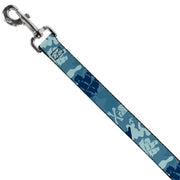 Dog Leash - Jack Sparrow's Flag Icons/Black Pearl/Sharks Blues