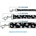 Load image into Gallery viewer, Dog Leash - Nightmare Before Christmas Jack Expressions/Scary Teddy/Killer Duck Collage Black/White
