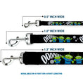 Load image into Gallery viewer, Dog Leash - Toy Story 3-Aliens OOOOOHHH Black/White/Gray
