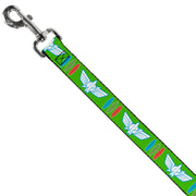 Dog Leash - Toy Story Buzz Lightyear Bounding Space Ranger Logo/Buttons Green/White/Blue/Red