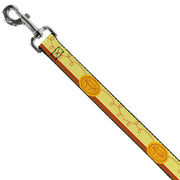Dog Leash - Toy Story Jessie Bounding Cowboy Buckle Lasso Stripe Yellow/Red/Brown