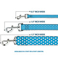 Load image into Gallery viewer, Dog Leash - Minnie Mouse Bow Dots Blue/Black/White/Red
