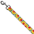 Load image into Gallery viewer, Dog Leash - Disney Pixar Luxo Ball Repeat White/Yellow/Blue/Red
