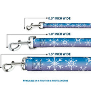 Dog Leash - Frozen II Snowflakes Blues/Purples/White