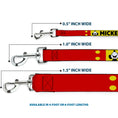 Load image into Gallery viewer, Dog Leash - MICKEY Smiling Up Pose Flip/Buttons Yellow/Black/Red
