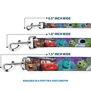 Dog Leash - Disney Pixar 7-Movie Character Collage
