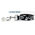 Load image into Gallery viewer, Dog Leash - Nightmare Before Christmas Zero Expressions Black/White
