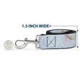Load image into Gallery viewer, Dog Leash - Lilo & Stitch Stitch 4-Poses/Lilo Dress Leaves Red/Ivory
