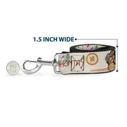 Dog Leash - Monsters Inc. Sulley Bounding Spots Blue/Purple