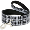 Load image into Gallery viewer, Dog Leash - Soul Piano Keys White/Black
