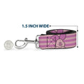 Load image into Gallery viewer, Dog Leash - Disney Dogs 6-Dog Group Collage/Paws Gray/Black
