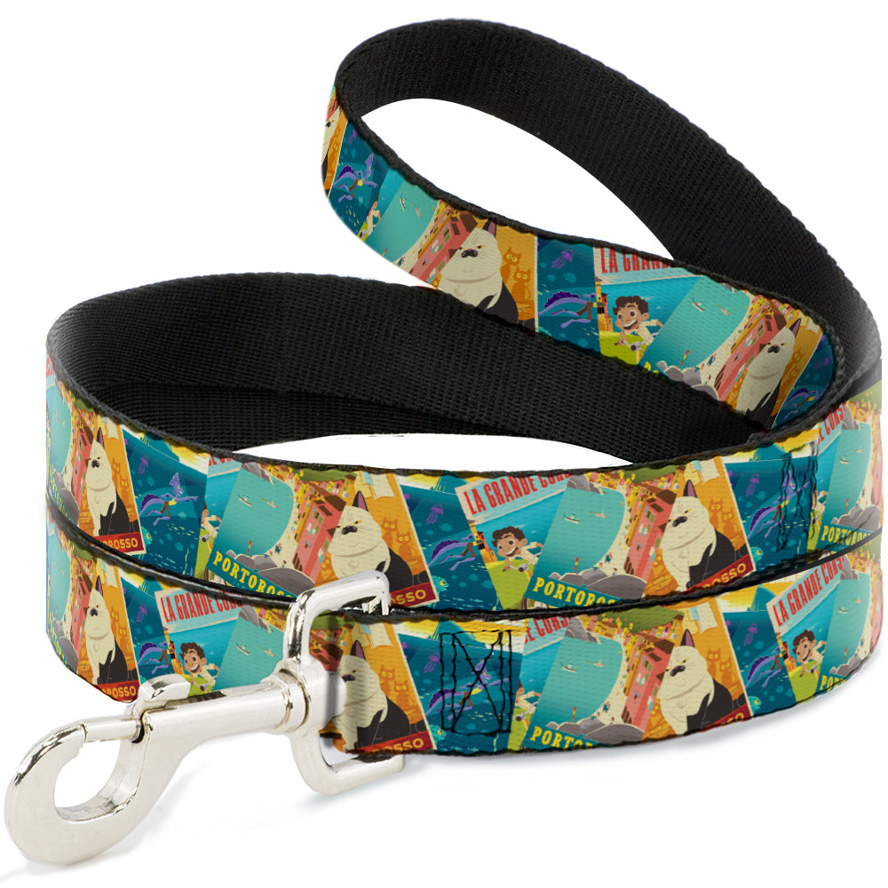 Dog Leash - Luca The Piazza Poster Collage Stacked