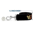 Load image into Gallery viewer, Dog Leash - Luca and Alberto Sea Monsters Underwater Silhouette Ombre/Black
