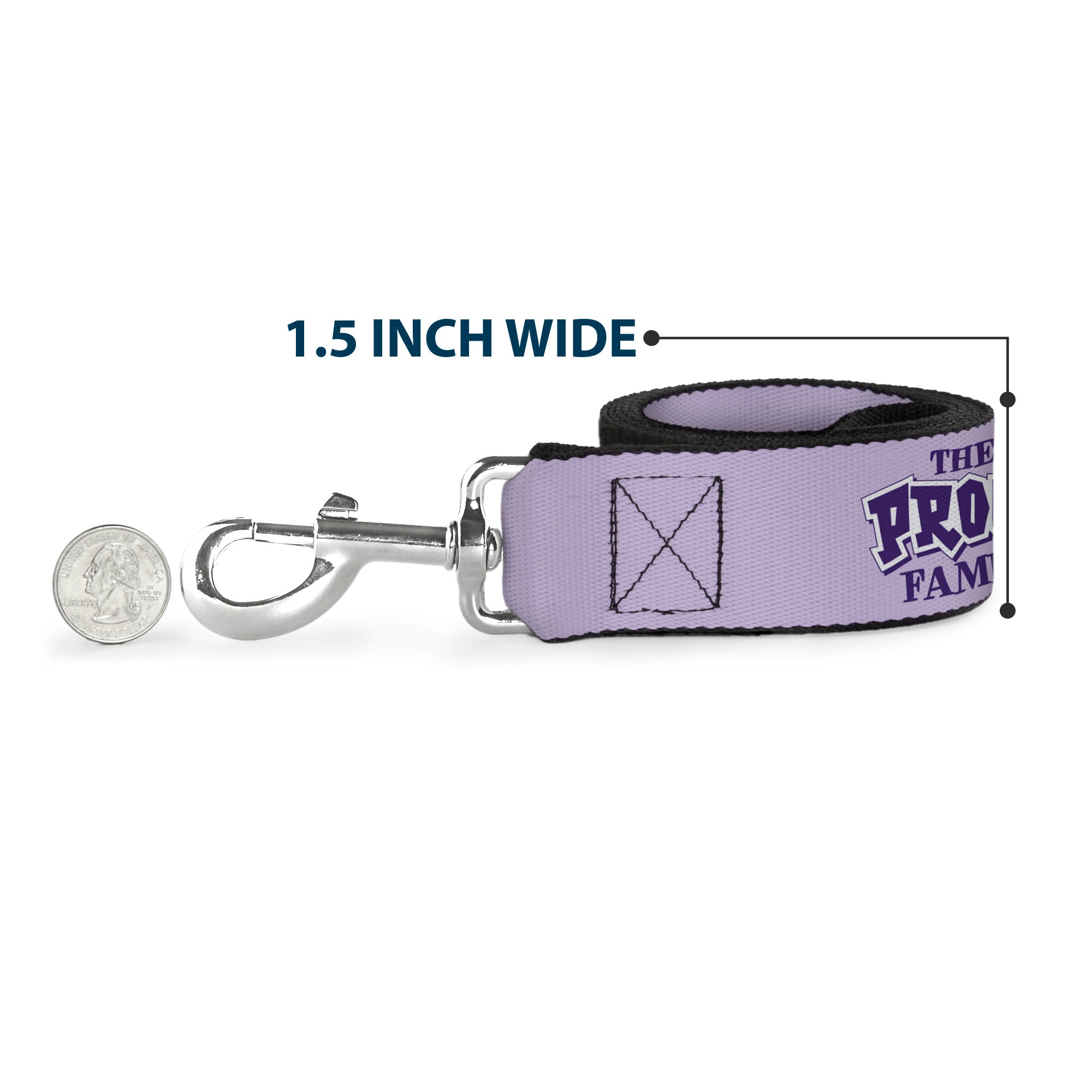 Dog Leash - Aladdin Jasmine Palace Pose with Script and Flowers White/Purples
