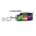 Load image into Gallery viewer, Dog Leash - Moana with Pua and Hei Hei Sail Pose with Script and Flowers Beige/Orange

