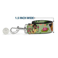 Load image into Gallery viewer, Dog Leash - Snow White and the Seven Dwarfs with Script and Flowers Yellows
