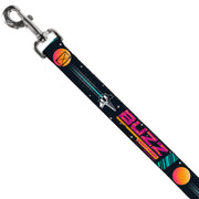 Dog Leash - BUZZ LIGHTYEAR Hyper Speed Spaceship Black/Multi Color