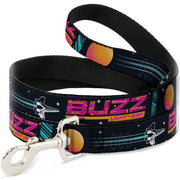 Dog Leash - BUZZ LIGHTYEAR Hyper Speed Spaceship Black/Multi Color