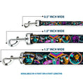 Load image into Gallery viewer, Dog Leash - Lightyear Mission Patches Collage Black/Multi Color
