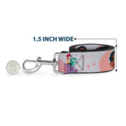 Dog Leash - Lightyear Mission Patches Collage Black/Multi Color