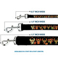 Load image into Gallery viewer, Dog Leash - Lilo and Stitch Halloween Stitch Dress Up Poses Black
